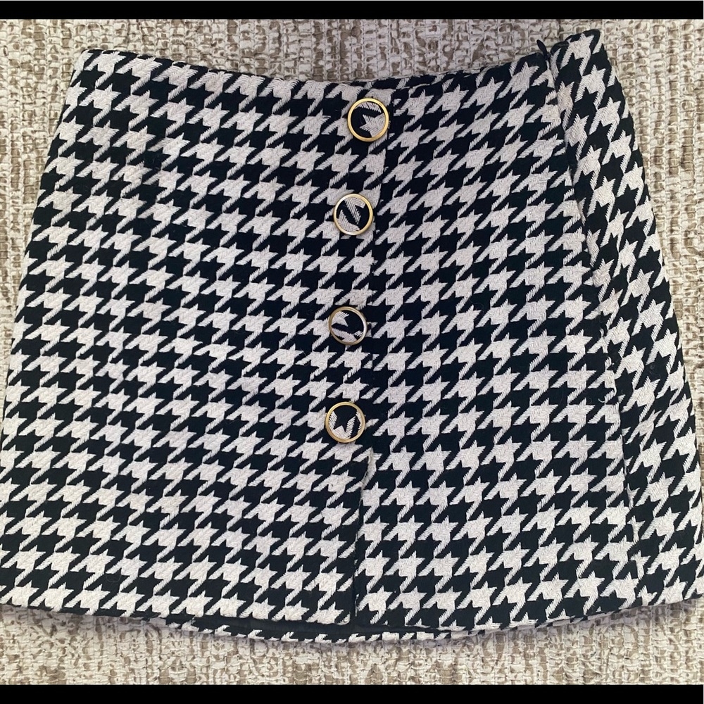 Houndstooth Skirt Primark